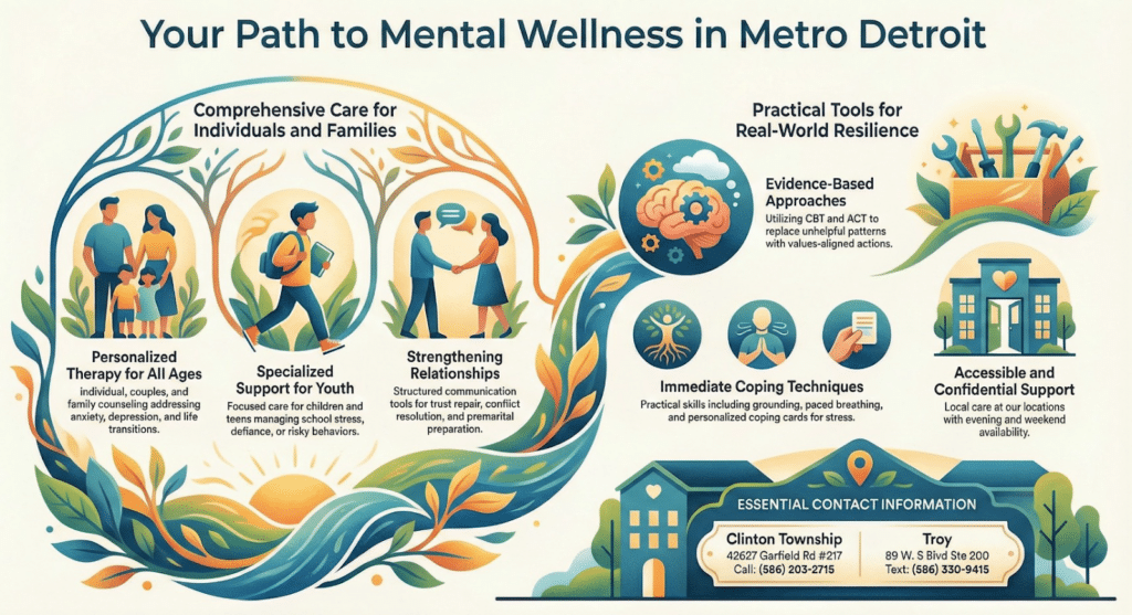 Best Counselor in Metro Detroit Infographic